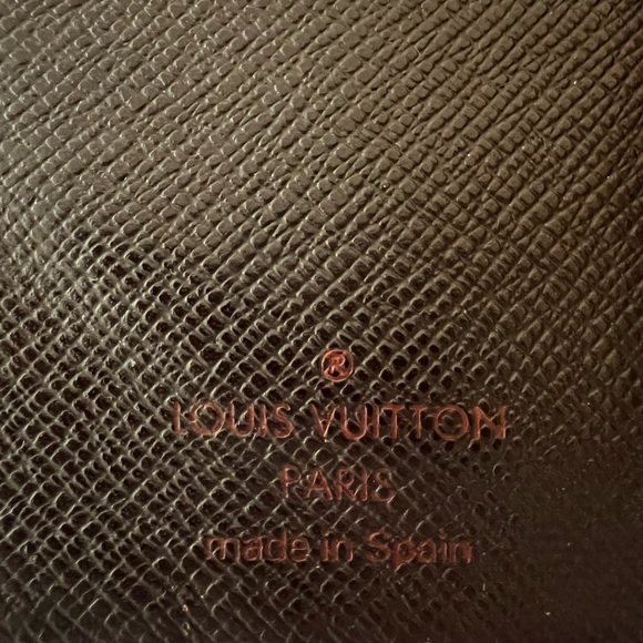 Louis Vuitton Brown Leather Agenda Damier with LV Box Gift - Picture 8 of 8